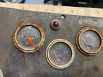 Vtg International Truck Speedometer Tach Cluster Ignition Switch Amp Gauge Assy!