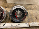 Vtg Oil Pressure Battery Volt Meter Gauges 2" Hot Rod Muscle car Harley Old Skoo
