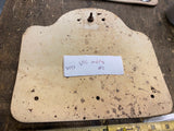 Vtg Mudflap White Jewel Trim Harley Panhead Knucklehead Shovelhead Indian Chief