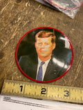 Vtg Political Party Election Pin Pinback John F Kennedy US President Voter 3"