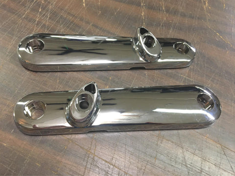 Hard Drive American V-Twin Touring Turn Signal Clamps Chrome 1997-2013 FLHR