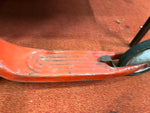 vtg original 1950s Hamilton Red push Scooter Mid Century children's toy