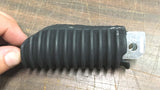 Buell American Harley Davidson front Rider Foot Peg Only Black Rubber Grip NOS