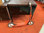 vtg original 1950s Hamilton Red push Scooter Mid Century children's toy