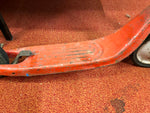 vtg original 1950s Hamilton Red push Scooter Mid Century children's toy