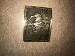 End Of The Trail Solid Brass Belt Buckle Award Winning Design Medals J. E Fraser