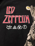 Led Zeppelin Hanes T-shirt cotton Black Size Adult Small