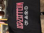 Led Zeppelin Hanes T-shirt cotton Black Size Adult Small