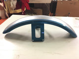 Aqua Blue silver Harley-Davidson front fender FXST NOS Softail Wide Glide OEM