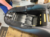 Custom Seat Harley Bagger Flh Street Road Glide 2009^ Blue Stitch Aztec Touring