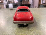 vtg Mid Century Made In Japan Tin Bettery Operated Red Fat Car 7.5" Long