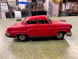 vtg Mid Century Made In Japan Tin Bettery Operated Red Fat Car 7.5" Long