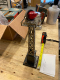 Spotlght Tower Model Train RR Lionel Marx Flyer Vtg Light Track Display Toy