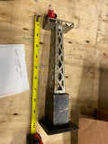 Spotlght Tower Model Train RR Lionel Marx Flyer Vtg Light Track Display Toy