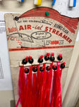 Vtg NOS 1950's Antenna Streamers Hot rod Tri five 1957 Chevy Buick Chrysler ford