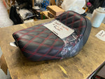 2004^ Solo Seat Diamond Red Stitch Harley Sportster Iron Forty Eight 883 1200 XL