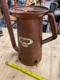 Orig Paint Sticker Huffy Oil Can Survivor Service Gas Station Garage Spout VTG