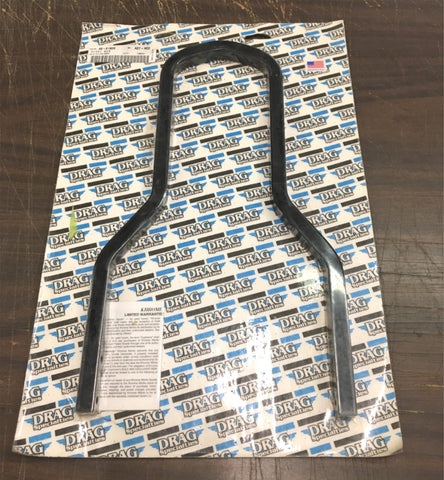Drag Specialties Black Steel Sissy Bar Upright 8.75" Mini Lowboy Dyna Softail