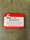 Vintage FR One Shot Instant Fixol for X-22 One Use Developer 3-1 oz. bottles