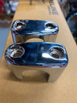 Fat Handlebar top clamp Harley Beach bars Kit Chrome Softail Fatboy heritage NEW