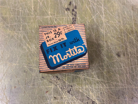 vtg mid century 1950s fix it with Mortile Weatherstrip in original box