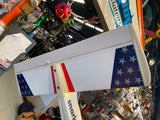 RC Remote Control Airplane Gas 52" Wing Span vtg K&B motor Great Grapics Nice!