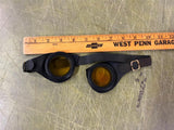 vtg Welsh MFG Company Olympic Yellow Safety Goggle steampunk