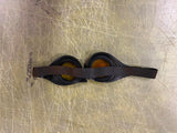 vtg Welsh MFG Company Olympic Yellow Safety Goggle steampunk