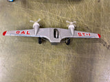 vtg Mid century Passager Plane Friction MF 104 passenger Plane w/orig box