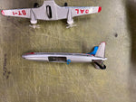 vtg Mid century Passager Plane Friction MF 104 passenger Plane w/orig box