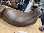 2008^ Harley touring Mustang Seat Wide Tripper solo Pad Bagger FLHX Glide Brown