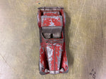 vtg antique Made in USA Hubley Kiddie Toy No. 485 red Roadster Car