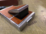 vtg 1973 Polaroid Model SX-70 Mod 1 Land Camera leather trim w/ carrier case
