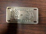 VTG 1968 Iowa State Motorcycle License Plate 42-98