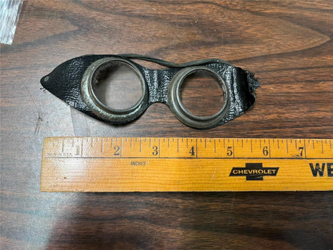 VTG mid century 1950s Motorcycle Riding protection goggles Harley Indian Mad max
