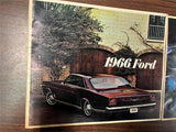VTG 1966 Ford Brochures Original Booklet Lot of 2 Mustang Falcon Owners Manuals