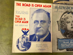 VTG Mid Century 1950s Lot of 6  Music Sheets Various Titles Pennsylvania Polka