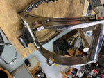 Chrome Rear Swingarm Harley Softail 1984-1985 FXST Chopper Early