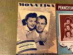 VTG Mid Century 1950s Lot of 6  Music Sheets Various Titles Pennsylvania Polka