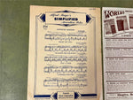 VTG Mid Century 1950s Lot of 6  Music Sheets Various Titles Pennsylvania Polka
