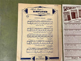 VTG Mid Century 1950s Lot of 6  Music Sheets Various Titles Pennsylvania Polka