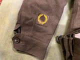 VTG Original 1930-40s WW2 U.S. Army Complete Uniform: Blazer Pant Beret