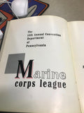 Vtg Marine Corps League Book 14th Annual 1959 Photo Book Pennsylvania Convention