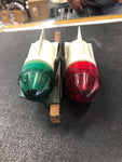 VINTAGE DELTA 1960's USA BOAT BOW LIGHTS RED GREEN Bicycle Acc 1950's Chris Craf