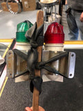 VINTAGE DELTA 1960's USA BOAT BOW LIGHTS RED GREEN Bicycle Acc 1950's Chris Craf