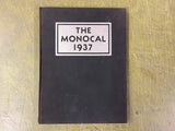 Antique Vintage 1937 The Monocal California College of Pennsylvania Yearbook