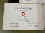 Antique Vintage 1937 The Monocal California College of Pennsylvania Yearbook