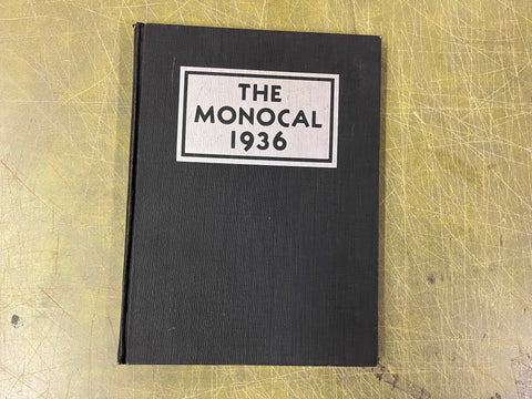 Antique Vintage 1936 The Monocal California College of Pennsylvania Yearbook