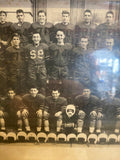 Vtg 1955 Football Picture w Mascot High School college Framed Sports mem Orig!