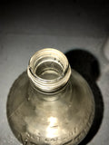 Glass 2qt  Bottle Labeled No Deposit No return, No lid